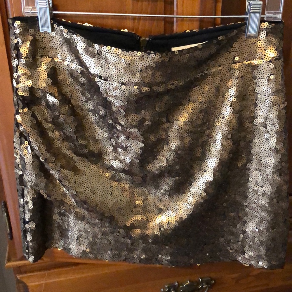 Tulle sequin miniskirt.  Medium